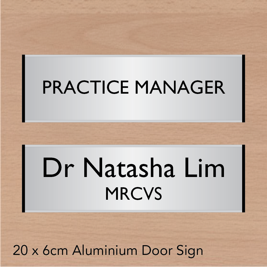 Aluminium Door Sign - Image 4