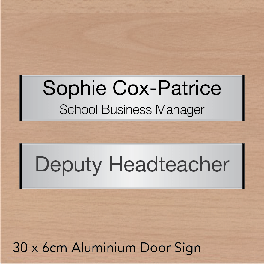 Aluminium Door Sign - Image 2