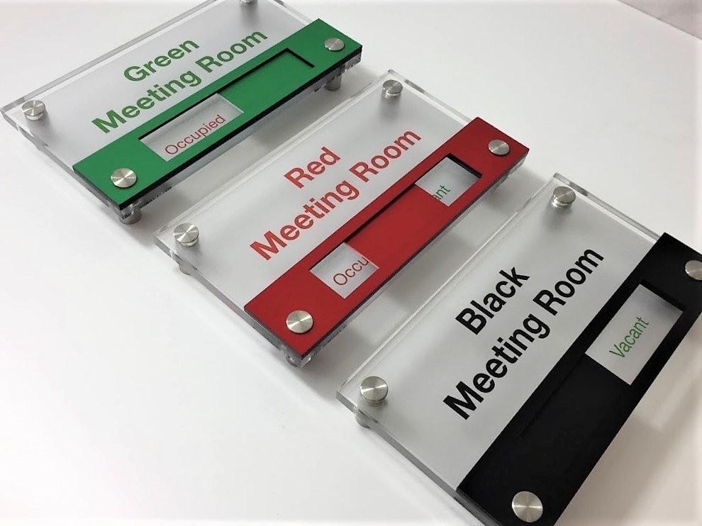 Slider Signs – Acrylic with Front Mounted slider - Image 2