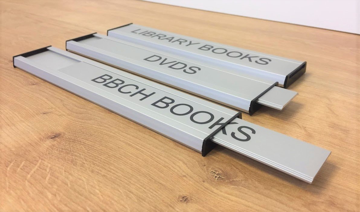 Interchangeable Slim Aluminium Sign