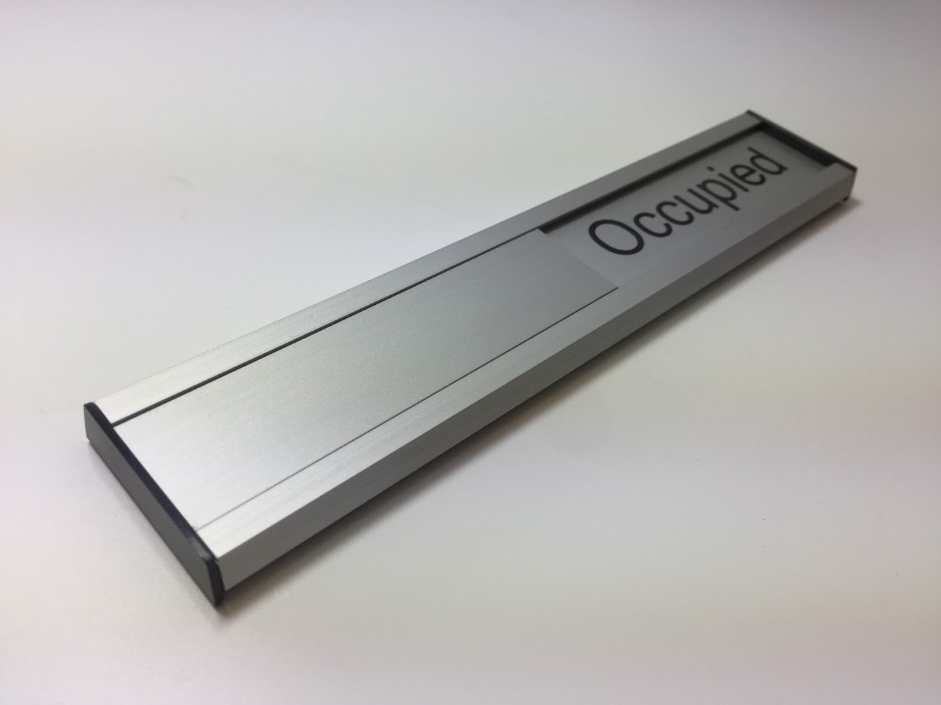 Occupied Vacant Door sign