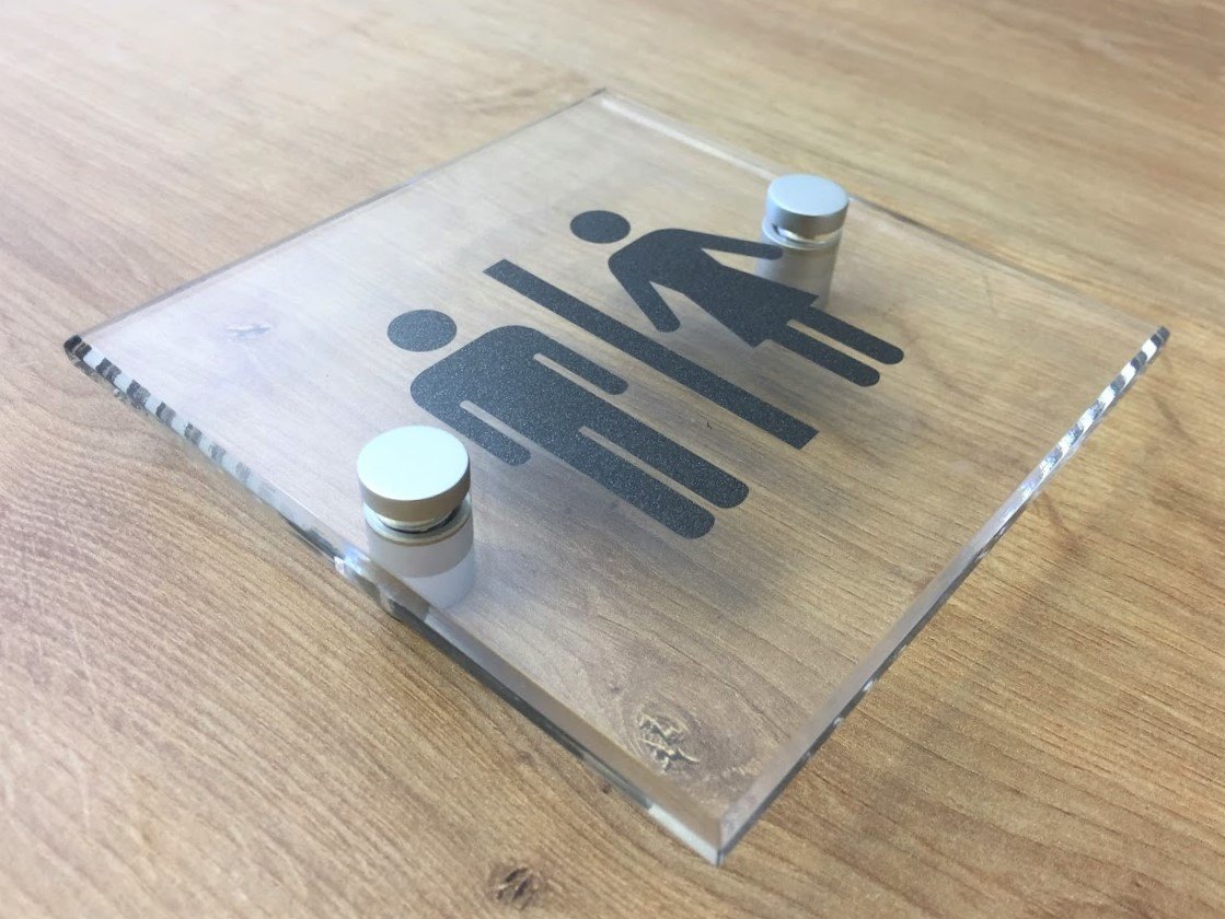 Unisex Toilet Sign - Image 4