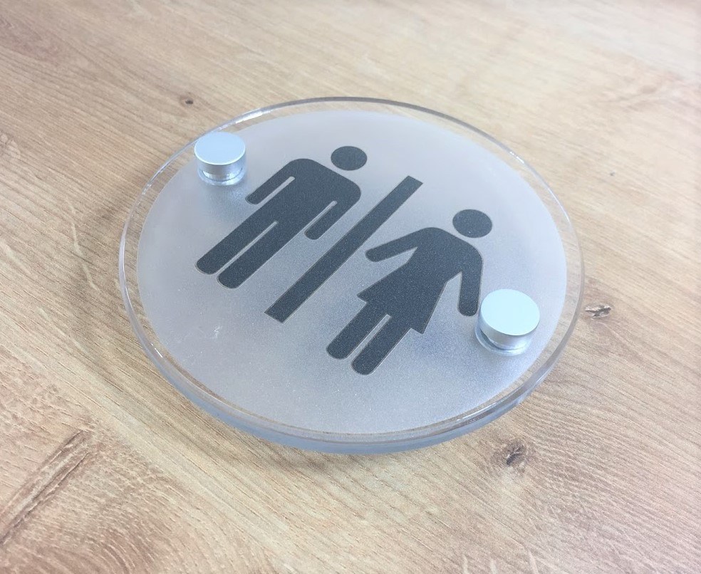 Unisex Toilet Sign - Image 3
