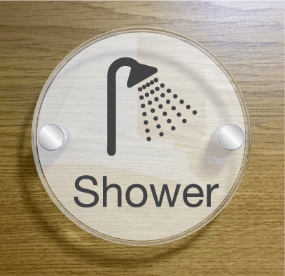 shower-door-sign