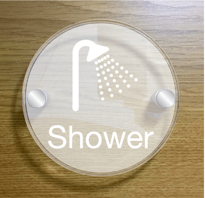 shower-door-sign