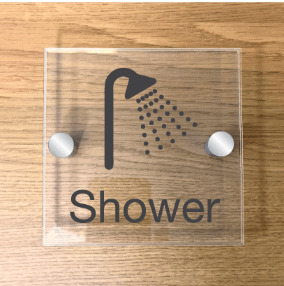 shower-door-sign