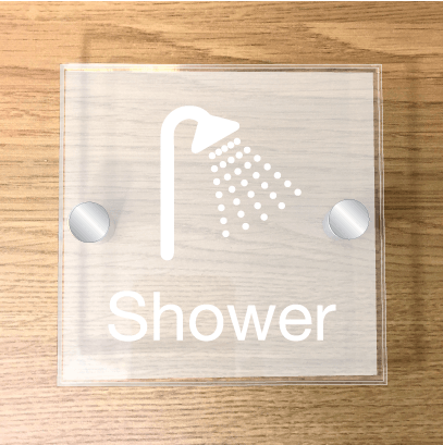 shower-door-sign