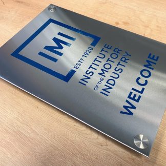 Stainless Steel Engraved Business Signs