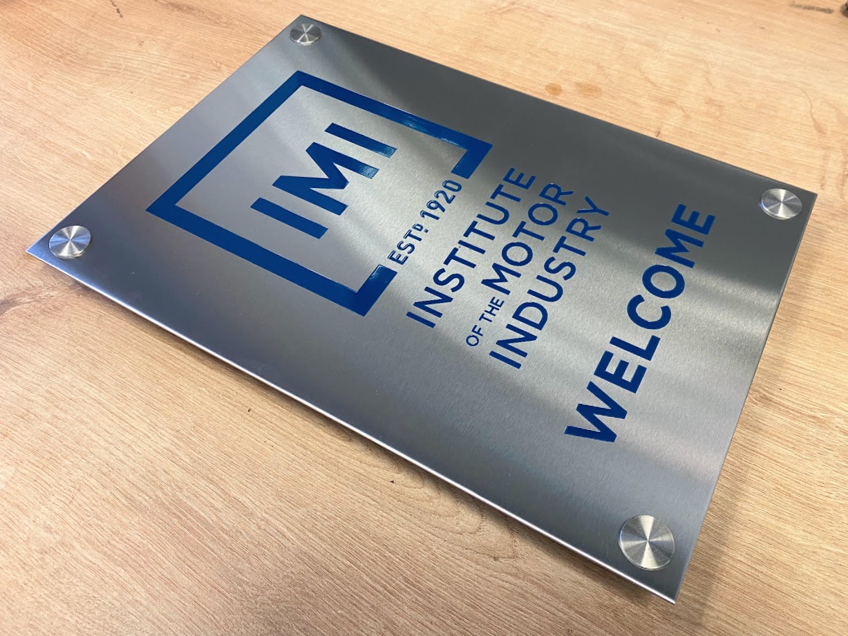 Stainless Steel Engraved Business Signs