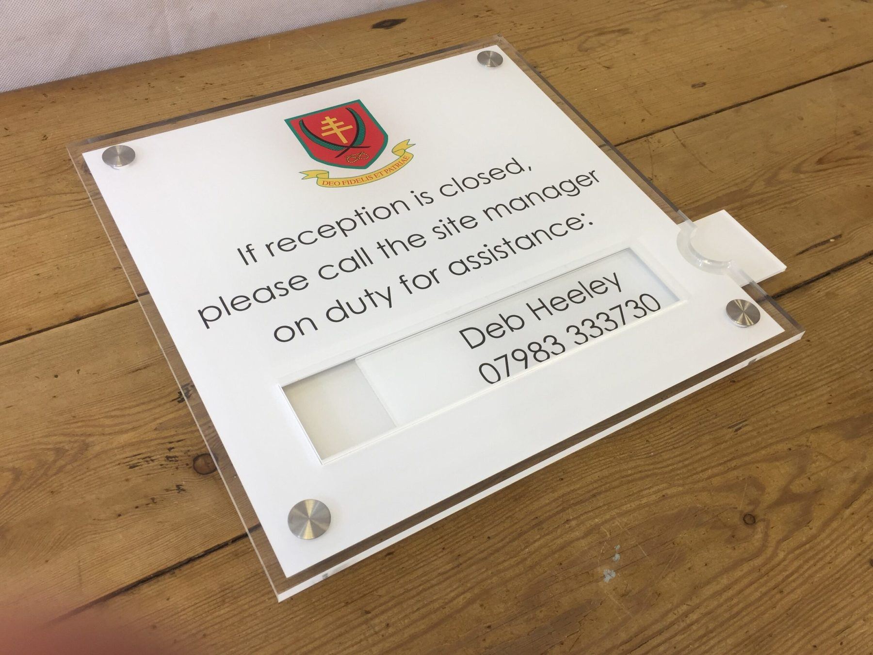 Interchangeable Perspex Signs - Image 14
