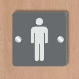 3D Men’s Toilet Sign