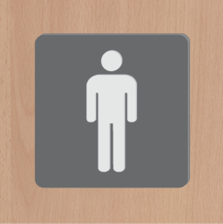 3D Men’s Toilet Sign - Image 4