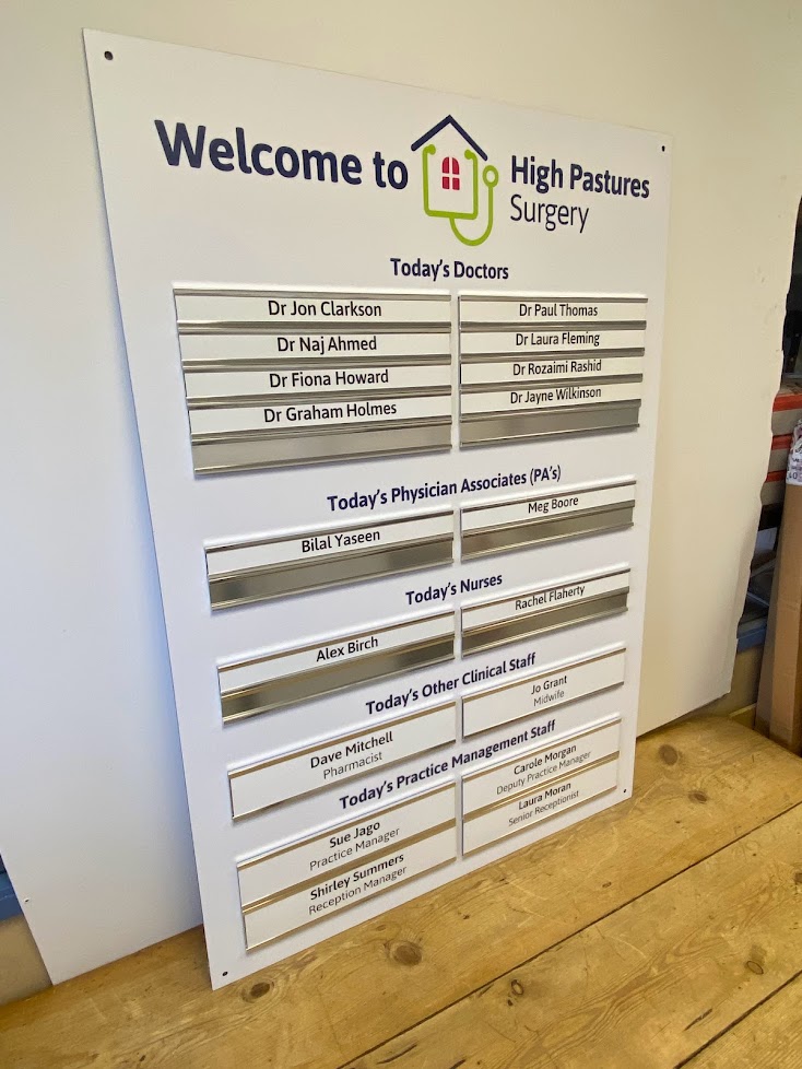 Changeable Signs for Doctor and GP Practices