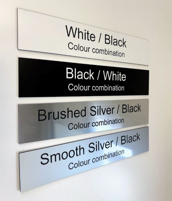 nameplate colour options